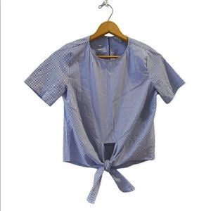 Blueh Ciel Tie Front Top
